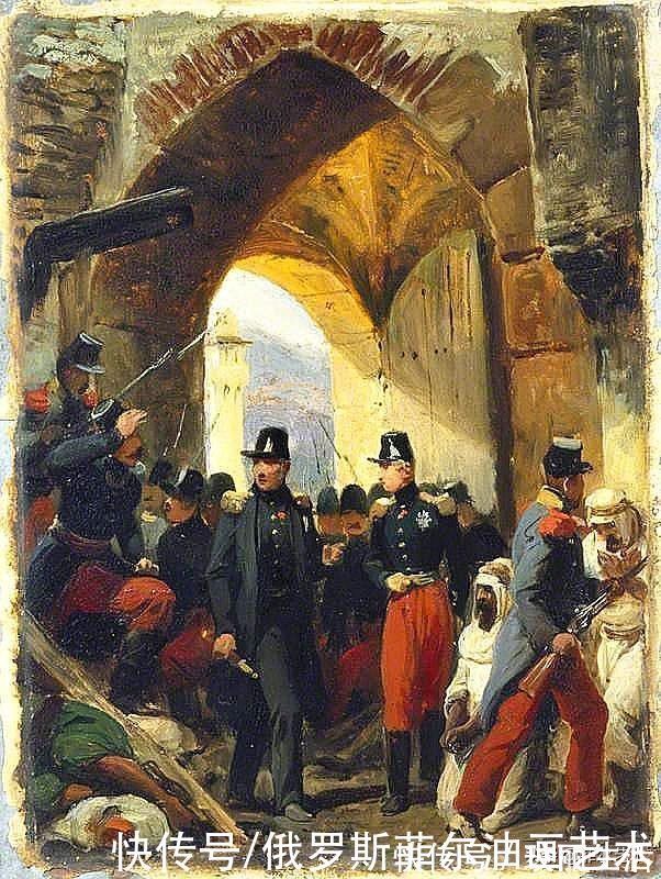 路易·大卫|擅长战争、肖像画——法国画家霍勒斯·韦尔内油画作品欣赏