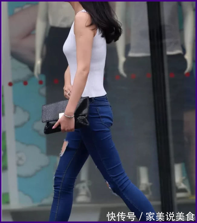 高挑 洒脱的牛仔裤,就算“烂大街”更有前卫的感觉,尽显高挑身型