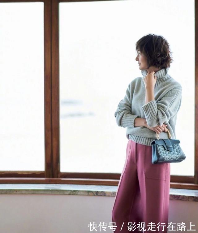 富冈佳子 这才是五十岁女人的穿搭教科书，优雅减龄不装嫩，照着穿也太美了！