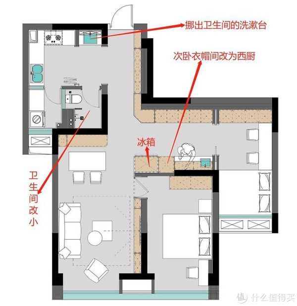 卫生间|越来越多人“简化装修”，不吊顶，学她家，明亮宽敞，以后照着装