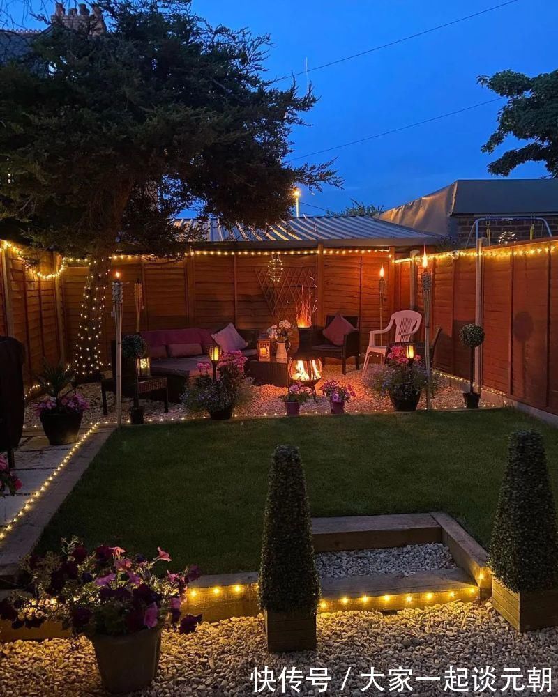 花园|25款花园灯光案例,用一缕柔和而诱人的光泽,打造浪漫唯美花园