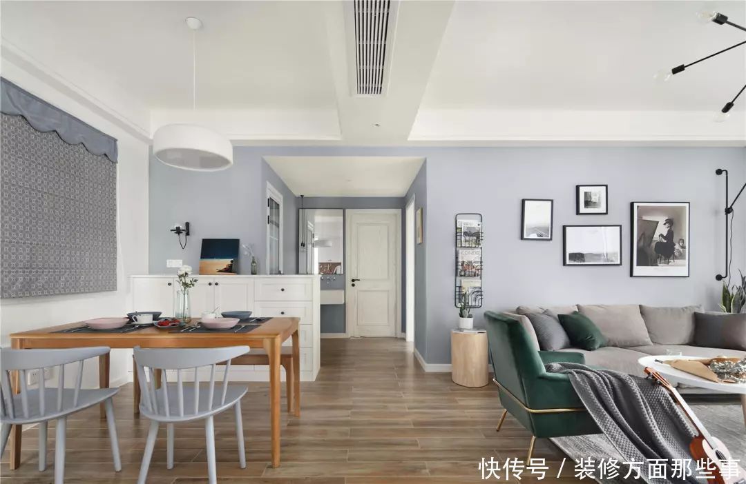 镜面柜|127㎡休闲北欧风,卫生间超大的镜面柜,舒适明亮