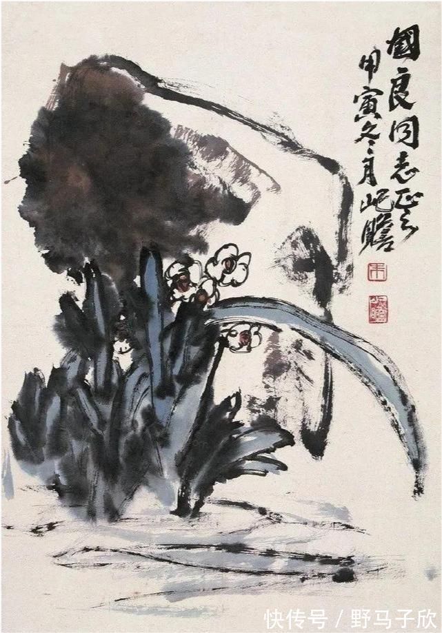 常务理事#中国为数不多的百岁画家,自学数十年之后,一举成名于画坛