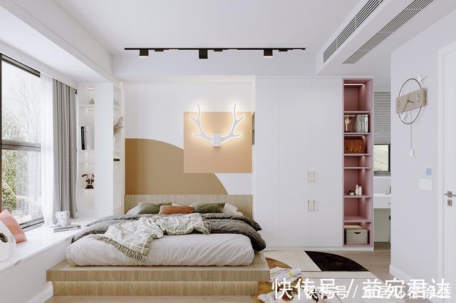 简餐|129㎡一人居引爆业主群,开放式书房+步入式衣帽间绝了