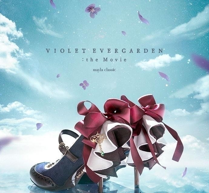 紫罗兰永恒花园|京都动画《紫罗兰永恒花园》联名高跟鞋,“洛丽塔”系穿搭佳品