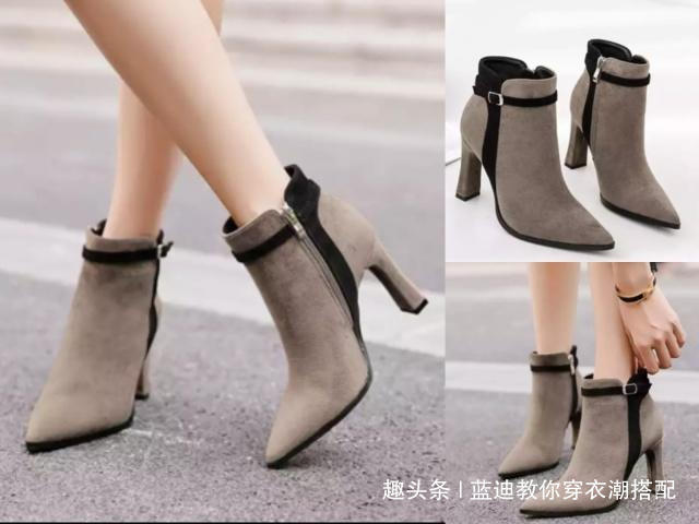 短靴 今年流行的“尖头”短靴,首选这4款,谁穿谁好看!