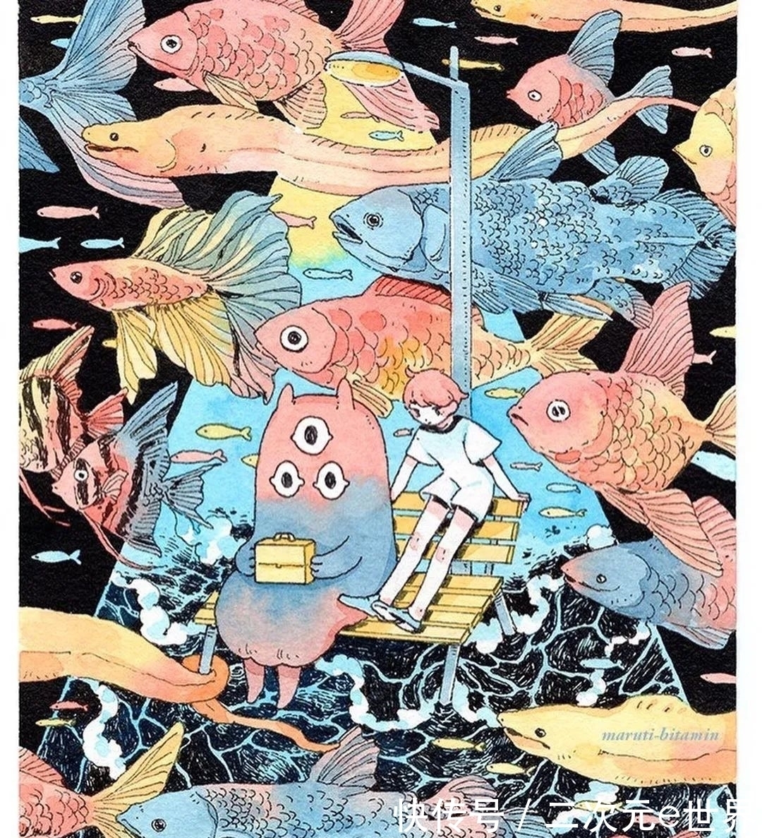 bitamin!每日插画 8年,从画渣到大神,不努力你永远不知道自己有多优秀