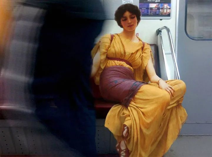 油画中的美人都跑了出来,就藏在我们周围,你能发现她们吗