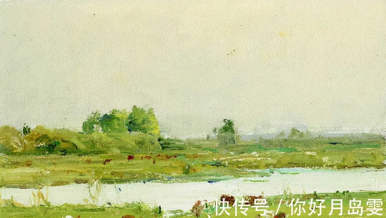 布面油画&著名油画家杨鸣山的风景写生作品,净化心灵!