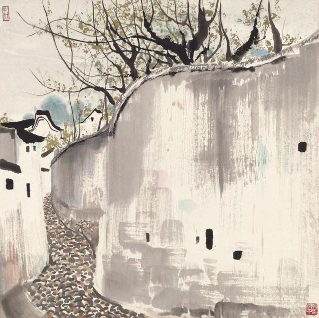 吴冠中|“中国画”吴冠中画的太好,中国画在他笔下活了起来