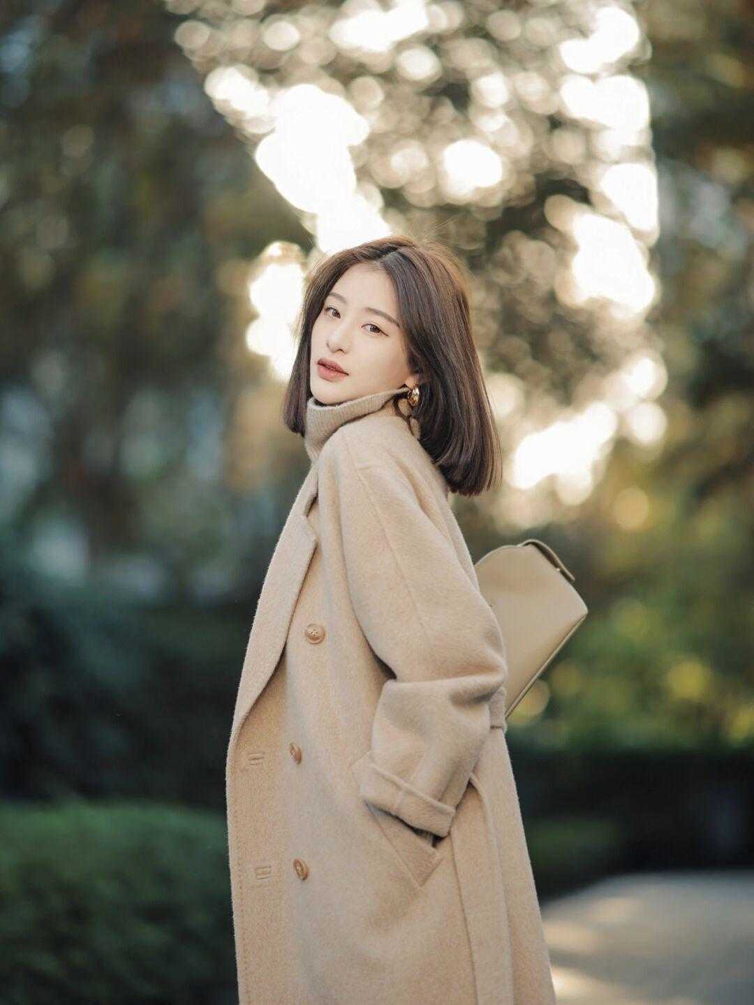 搭配|冬天的微胖女生穿搭模板,简约大方不做作,实用又很保暖