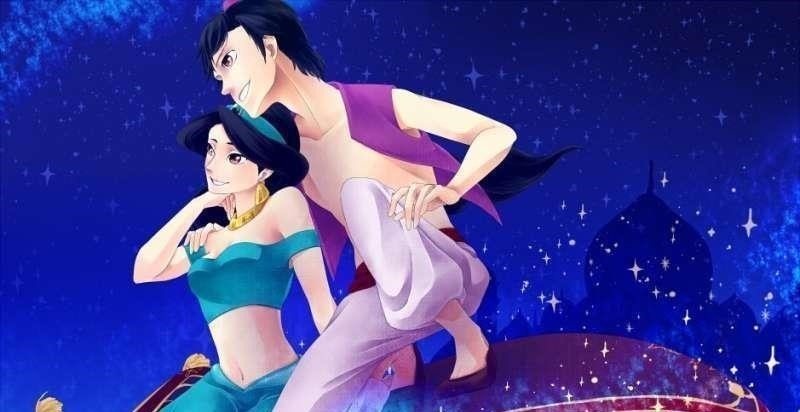 迪士尼公主|日本动漫风格的迪士尼卡通人物,第一张就梦幻到让人陷入爱河了