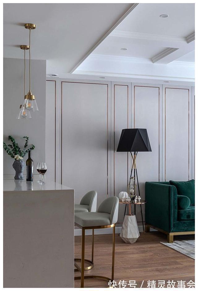 现代|253平现代风轻奢别墅，多元素设计复古大气，见之难忘的奢美空间