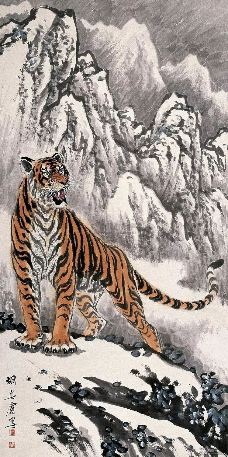 包国勇#胡爽庵:被埋没的现代画虎大师