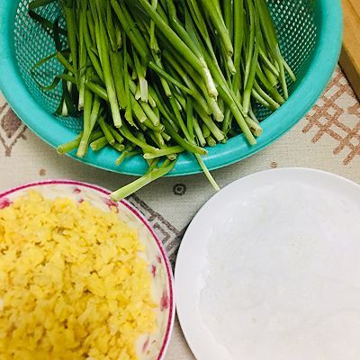 小米粥|韭菜盒子