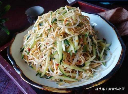 豆皮|黄瓜与此“菜”是绝配,1周吃3次,小腰变细了,气色也好看了!
