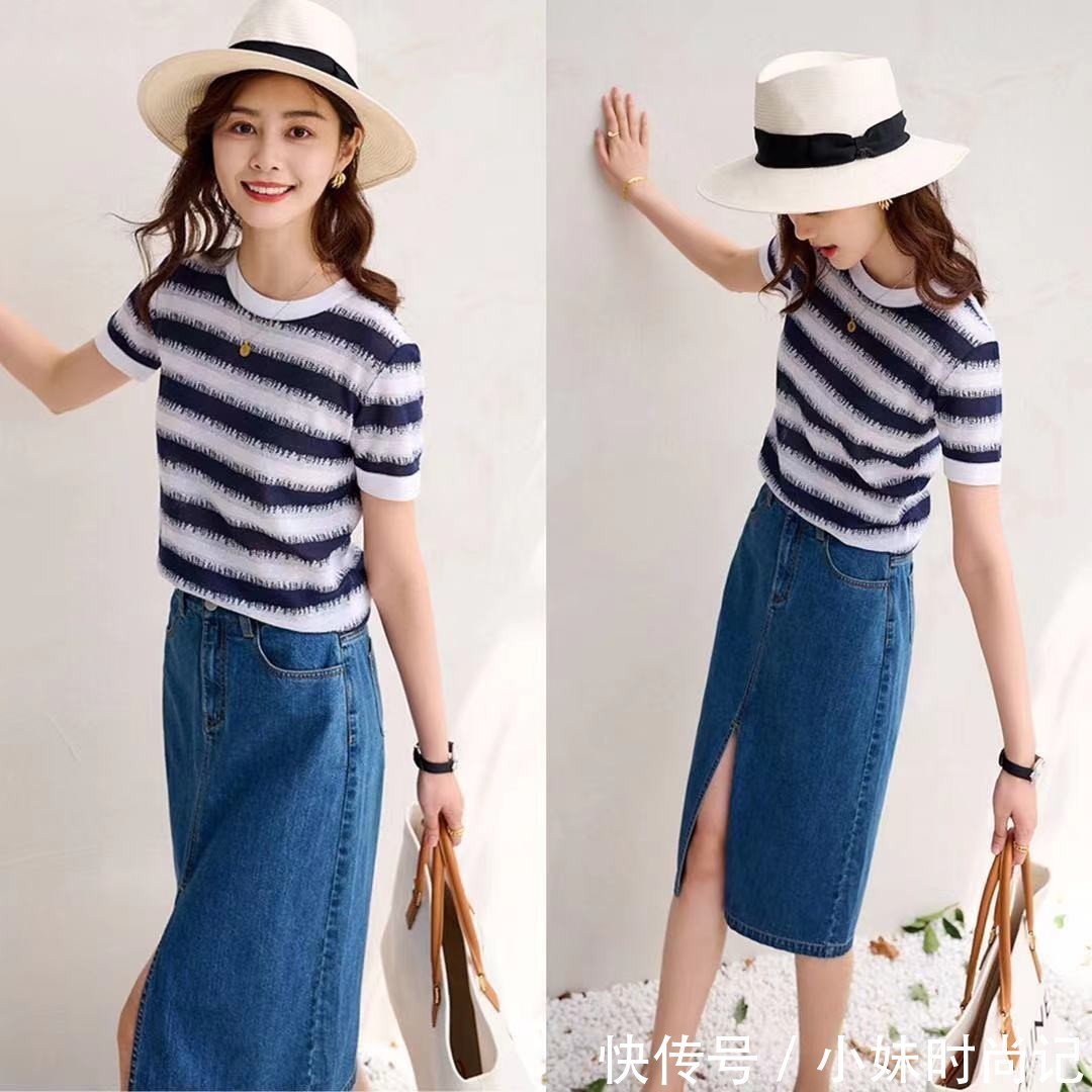 夏日|夏季针织衫新穿法,比T恤时尚,比衬衫优雅!显气质又美丽