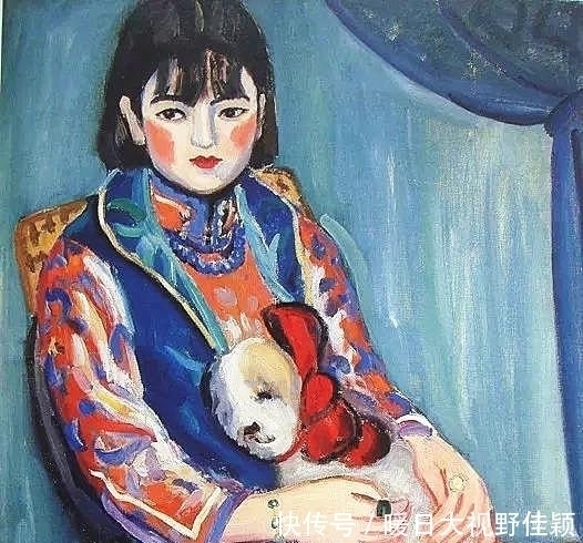 关紫兰$关紫兰,20世纪才貌俱佳的女油画家,画面散发着火一样的热情