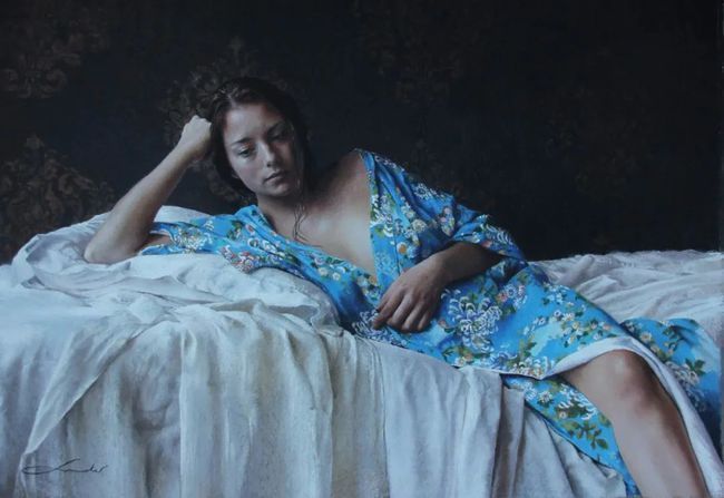 美术学院|她是大师,她的色粉画作美得令人浮想联翩!