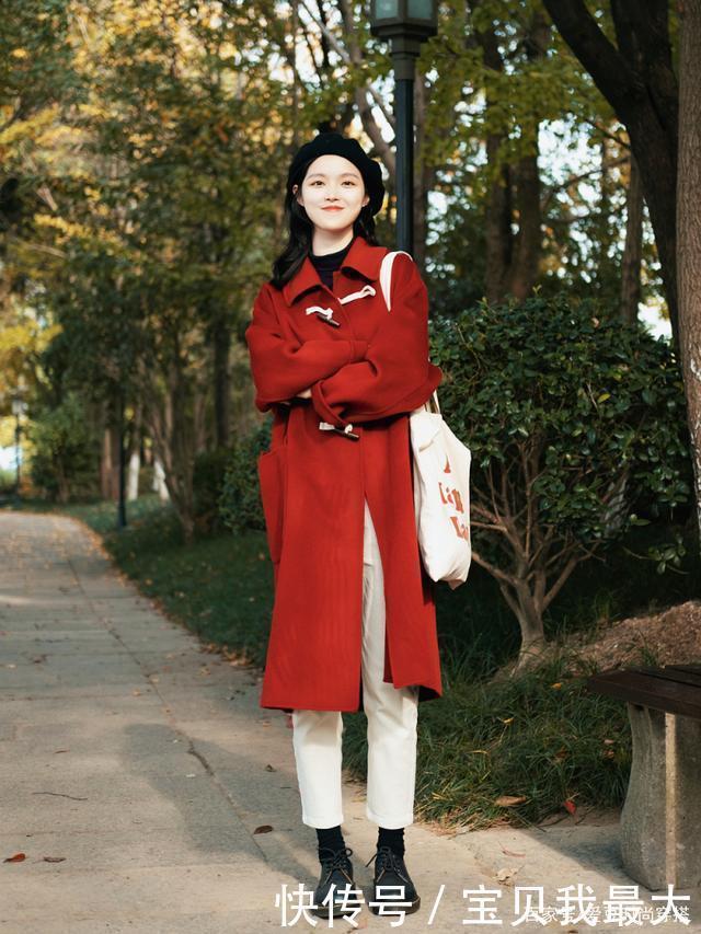 大衣+运动鞋,大衣+短靴,冬季这么穿气质又好看