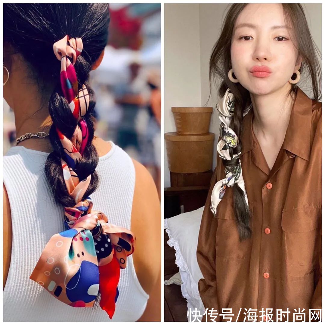 穿搭|教你美｜秋天的第一条丝巾，你会怎么系？