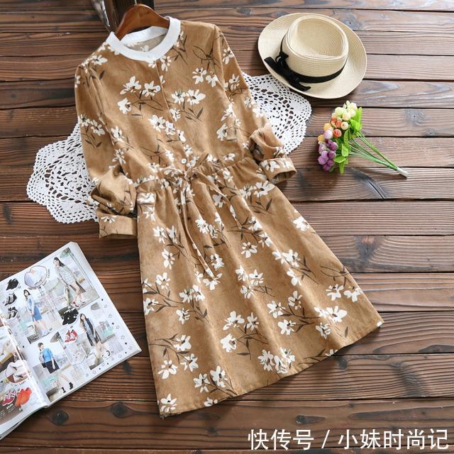 连衣裙 森女系碎花连衣裙,甜美可爱,彰显淑女气质,显气质还遮肉