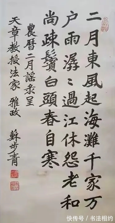 苏步青#102岁高寿数学家苏步青的楷书碑帖互融，碑骨颜韵，笔笔扎实厚重