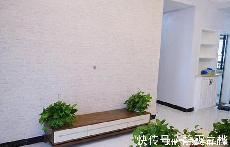 装修|朋友新房刚装修完工,打扫干净就很漂亮,不做电视墙真实用!