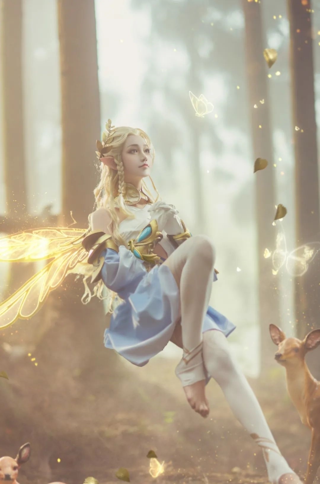 戚顾儿|cos:王者荣耀艾琳cos正片@戚顾儿,这就是魔法森林!