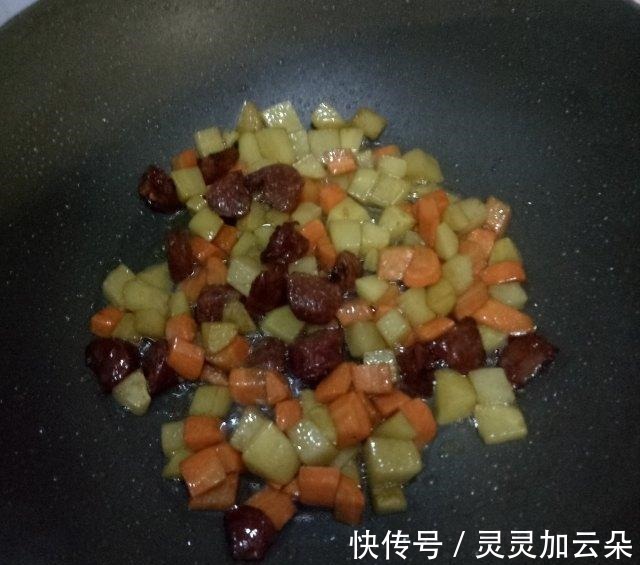 广式腊肠炒馒头!