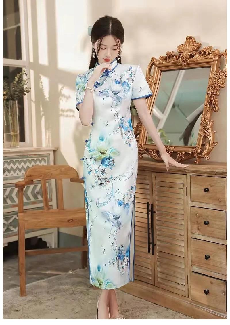 中国女性|我想作为一个女人，自从遇见一袭长裙改良旗袍，余生皆是欢喜！