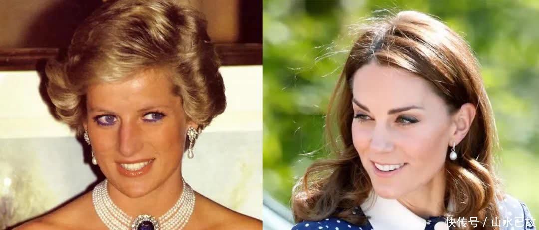 39岁凯特时尚地位攀升,戴廉价珍珠照样美得动人,梅根哪有这气质