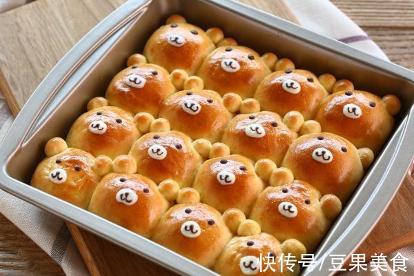 小熊|#“佳”节好滋味# 小熊挤挤面包