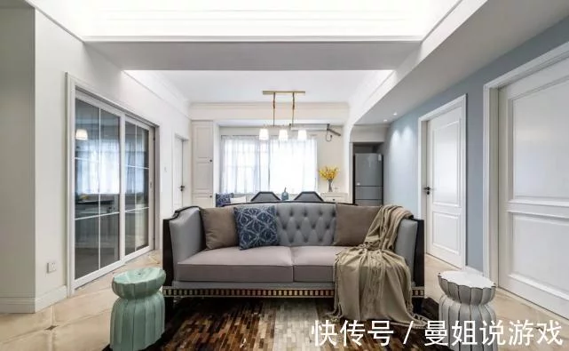 74squaremetersusetheAmericanpastoraldesigntogivethespaceanaturalandfreshairbedroom interior design 1 t01f9050a79363f4ccc