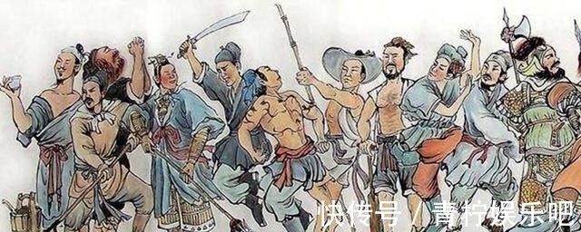 焦挺#水浒传中步战四大好汉:走遍江湖鲜有失手,李逵一个也打不过