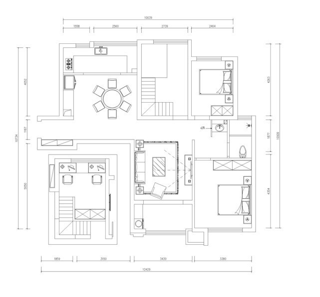古木|97平新中式三居室,一盆绿植,两杯清茶,忆年少之事