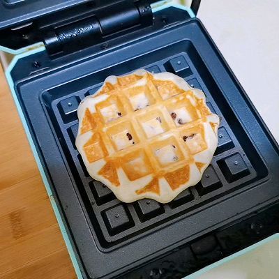 芝士红豆华夫饼