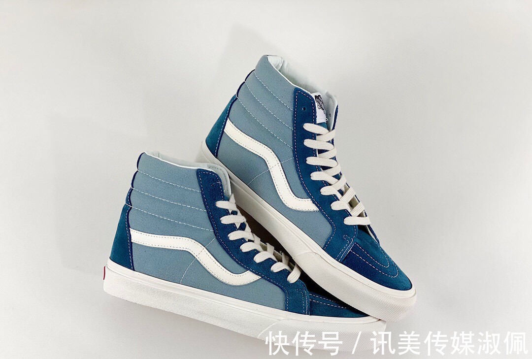帆布鞋|Vans SK8-Hi Vault OG 牛仔蓝高帮帆布鞋