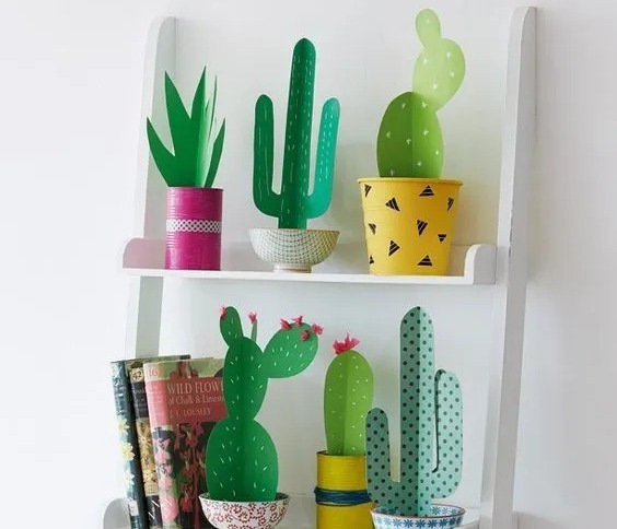 真正的懒人盆栽,不用任何管理也能花开常在!DIY纸艺手工附教程