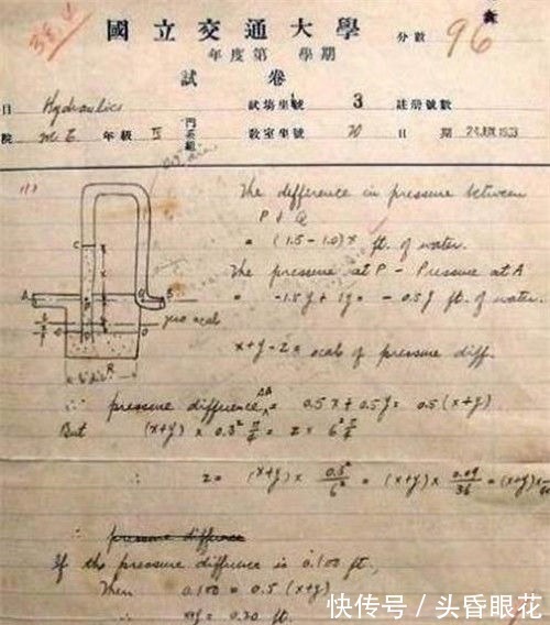 书法$钱学森96分试卷走红,字迹堪称“印刷体”,远胜许多书法家