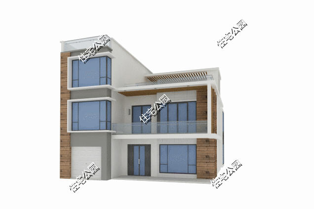 透明亮|备受农村人喜欢的现代别墅，挑空客厅配大露台，38万的造价就能