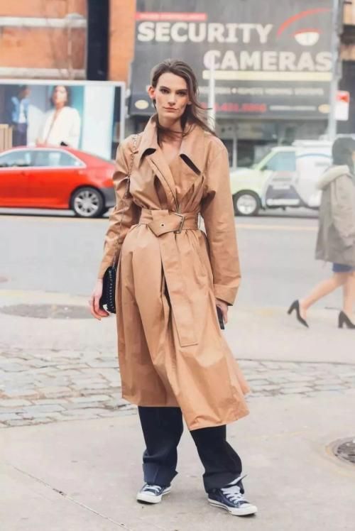 长外套+阔腿裤火了！太美太气质，小个子也能穿！