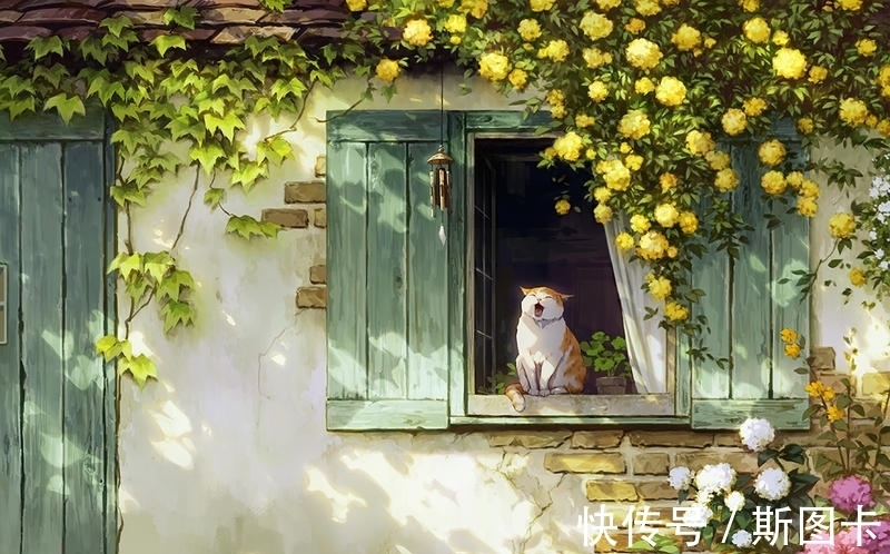 西方人@她是一位德国艺术家,却喜欢东方的艺术,她的插画也很东方