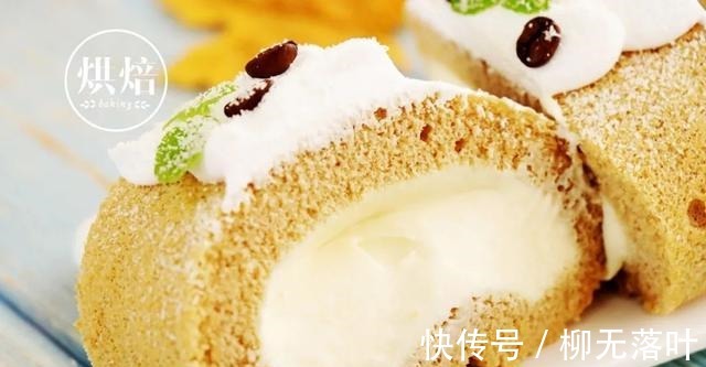 卖断货的生椰拿铁出蛋糕卷了 清新又浓郁 下一个爆款就是它！