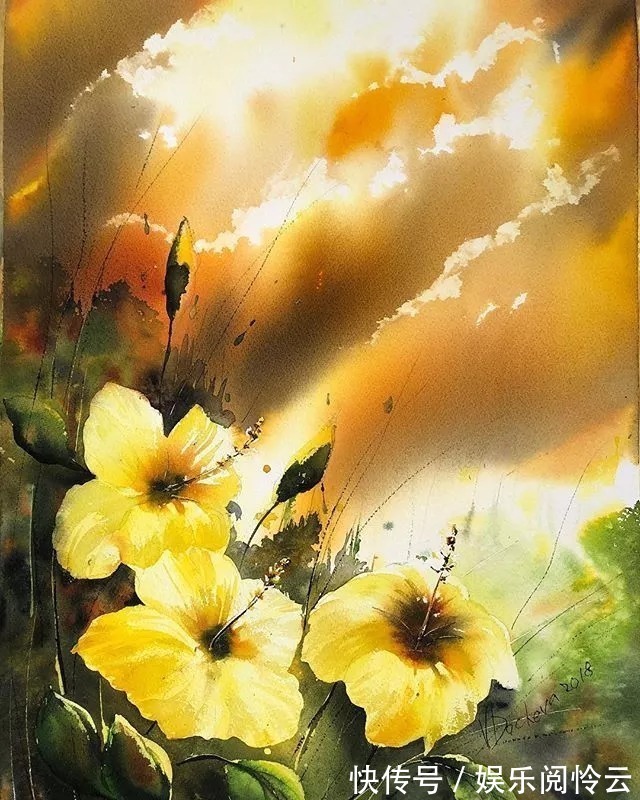 屏保$充满仙气的水彩画,每一张都可以用来做屏保!