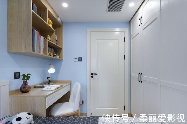 客厅|86㎡挤出三房,还有衣帽间!客厅贴满瓷砖,完工后很大气