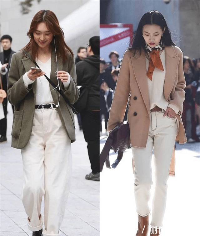 长外套 立秋之后,小个子该怎么穿试试“长外套+九分裤”,时髦又显高!