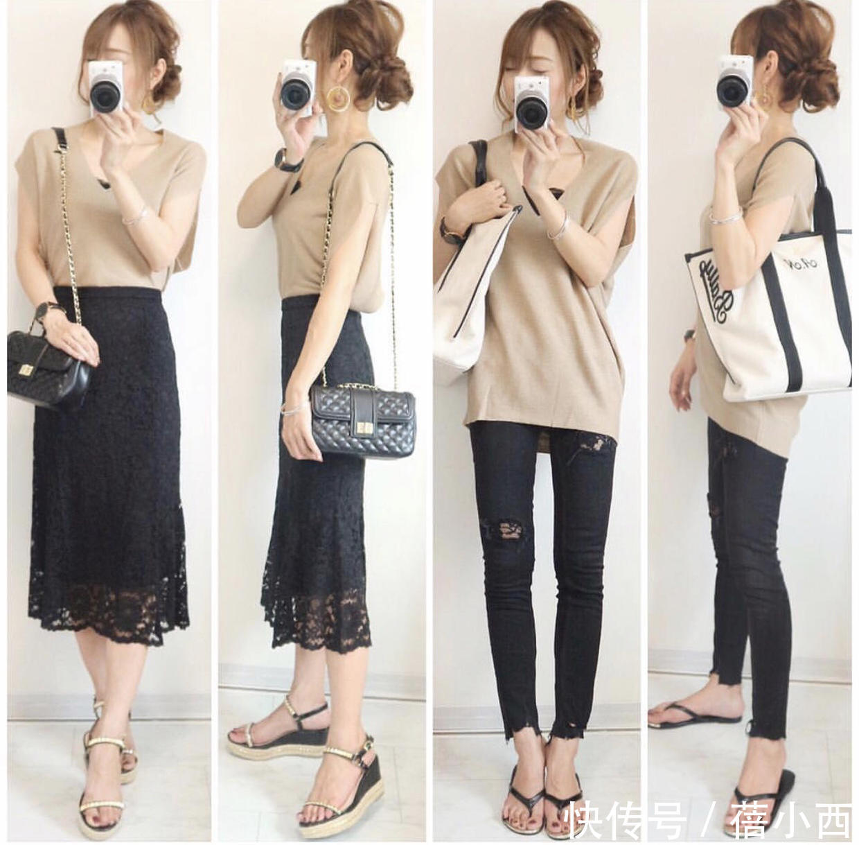 简约|小个子女生不要“复杂”更不能“随便”,来学日本博主的简约搭配