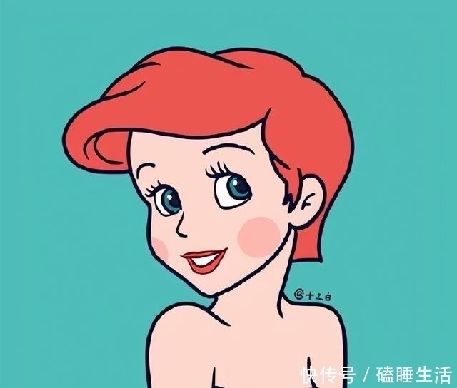 发型|当迪士尼公主换个发型,乐佩公主短发太可爱,艾莎却变成帅哥?