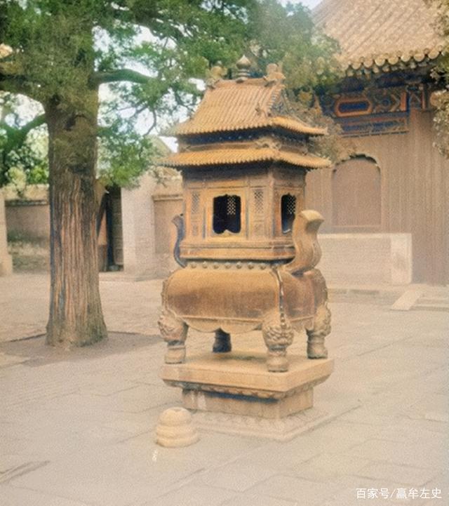 老照片|老照片1924年的北京戒台寺，恭亲王奕曾隐居十年的千年古刹